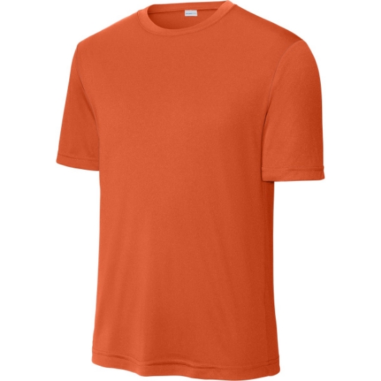 Custom Sport-Tek Tall PosiCharge Competitor Tee. Deep Orange