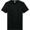 Custom Jerzees Unisex Premium Combed Ring Spun Cotton Tee Black Ink