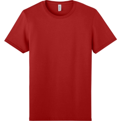 Custom Jerzees Unisex Premium Combed Ring Spun Cotton Tee True Red