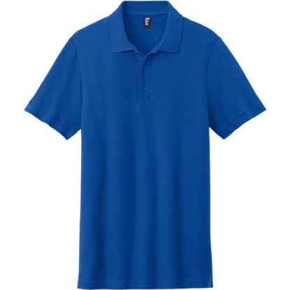 Custom Gildan Hammer Pique Polo Royal Blue