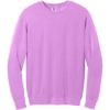 Custom Comfort Colors Lightweight Crewneck Sweatshirt Neon Violet Purple