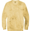 Custom Comfort Colors Color Blast Crewneck Sweatshirt Citrine Yellow