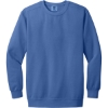 Custom COMFORT COLORS Ring Spun Crewneck Sweatshirt. Flo Blue