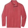 Custom COMFORT COLORS Ring Spun 1/4-Zip Sweatshirt. Crimson Red