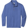 Custom COMFORT COLORS Ring Spun 1/4-Zip Sweatshirt. Flo Blue