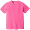 Custom COMFORT COLORS Heavyweight Ring Spun Tee. NeonPink