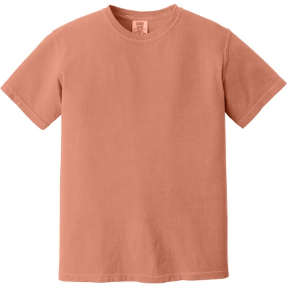 Custom COMFORT COLORS Heavyweight Ring Spun Tee. Terracotta Brown