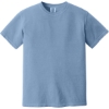 Custom COMFORT COLORS Heavyweight Ring Spun Tee. Washed Denim Blue