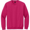 Custom Gildan Heavy Blend Crewneck Sweatshirt. Heliconia Pink