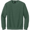 Custom Gildan Heavy Blend Crewneck Sweatshirt. Heather Dark Green