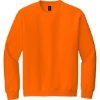 Custom Gildan Heavy Blend Crewneck Sweatshirt. S Orange