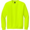 Custom Gildan Heavy Blend Crewneck Sweatshirt. Safety Green