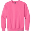 Custom Gildan Youth Heavy Blend Crewneck Sweatshirt. Safety Pink
