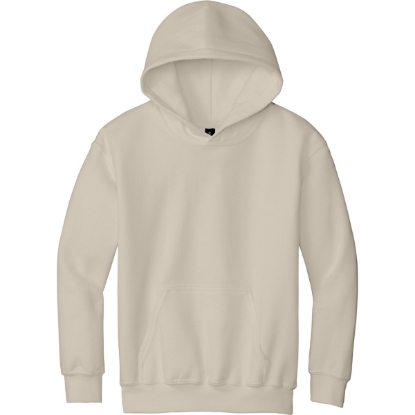 Custom Gildan - Youth Heavy Blend Hooded Sweatshirt. Sand White