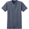 Custom Gildan - Ultra Cotton 100% US Cotton T-Shirt. Heathered Navy Blue