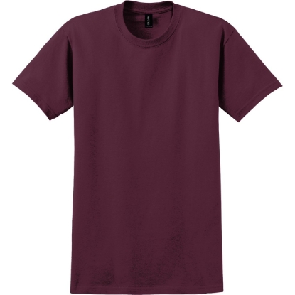 Custom Gildan - Ultra Cotton 100% US Cotton T-Shirt. Maroon Red