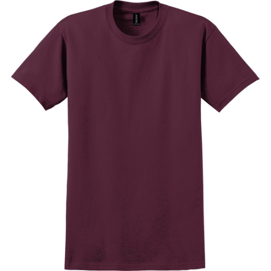 Custom Gildan - Ultra Cotton 100% US Cotton T-Shirt. Maroon Red