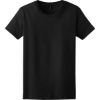 Custom Gildan Womens Ultra Cotton 100% US Cotton T-Shirt. Black