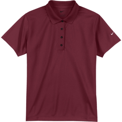 Custom Nike Womens Tech Basic Dri-FIT Polo. Team Red