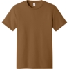 Custom Jerzees Dri-Power 100% Polyester T-Shirt. Golden Pecan Brown