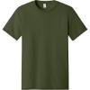 Custom Jerzees Dri-Power 100% Polyester T-Shirt. Military Green