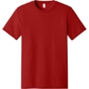 Custom Jerzees Dri-Power 100% Polyester T-Shirt. True Red