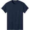 Custom Gildan - Ultra Cotton 100% US Cotton T-Shirt with Pocket. Navy Blue