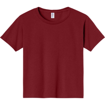 Custom Jerzees - Youth Dri-Power 50/50 Cotton/Poly T-Shirt. Cardinal Red
