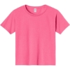 Custom Jerzees - Youth Dri-Power 50/50 Cotton/Poly T-Shirt. Neon Pink
