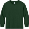 Custom Jerzees Youth Dri-Power 50/50 Cotton/Poly Long Sleeve Forest Green