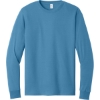 Custom Jerzees - Dri-Power 50/50 Cotton/Poly Long Sleeve T-Shirt. Columbia Blue