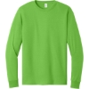 Custom Jerzees - Dri-Power 50/50 Cotton/Poly Long Sleeve T-Shirt. Kiwi Green