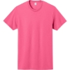 Custom Jerzees - Dri-Power 50/50 Cotton/Poly T-Shirt. Neon Pink
