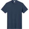 Custom Jerzees - Dri-Power 50/50 Cotton/Poly T-Shirt. Vintage Heather Navy Blue