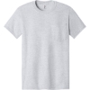 Custom Jerzees - Dri-Power 50/50 Cotton/Poly Pocket T-Shirt. Ash White