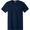 Custom Jerzees - Dri-Power 50/50 Cotton/Poly Pocket T-Shirt. JNavy