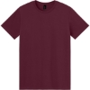 Custom Gildan Light Cotton Tee Maroon Red
