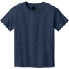 Custom Gildan Youth Light Cotton Tee Heather Navy Blue