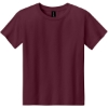 Custom Gildan Youth Light Cotton Tee Maroon Red