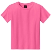 Custom Gildan Youth Light Cotton Tee Safety Pink