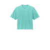 Custom Comfort Colors Womens Heavyweight Boxy Tee Chalky Mint Blue