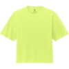 Custom Comfort Colors Womens Heavyweight Boxy Tee Neon Lemon Green