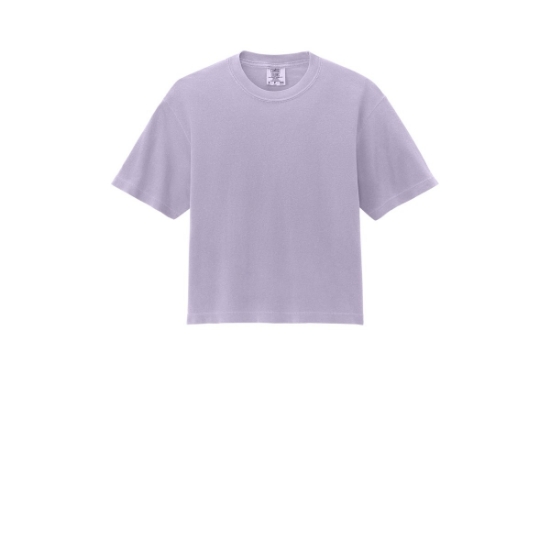 Custom Comfort Colors Womens Heavyweight Boxy Tee Orchid Purple