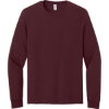 Custom Jerzees Classics Unisex Cotton Long Sleeve T-Shirt Maroon Red