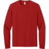 Custom Jerzees Classics Unisex Cotton Long Sleeve T-Shirt True Red