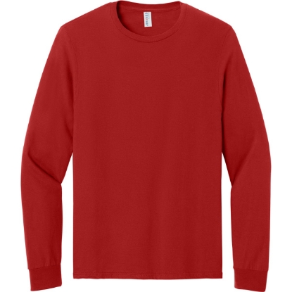 Custom Jerzees Classics Unisex Cotton Long Sleeve T-Shirt True Red