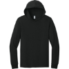 Custom Jerzees Classics Unisex Cotton Long Sleeve Hooded T-Shirt Black Ink