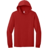 Custom Jerzees Classics Unisex Cotton Long Sleeve Hooded T-Shirt True Red
