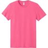 Custom Jerzees Classics Unisex Cotton T-Shirt Neon Pink