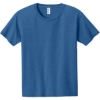 Custom Jerzees Classics Youth Cotton T-Shirt Retro Heather Royal Blue